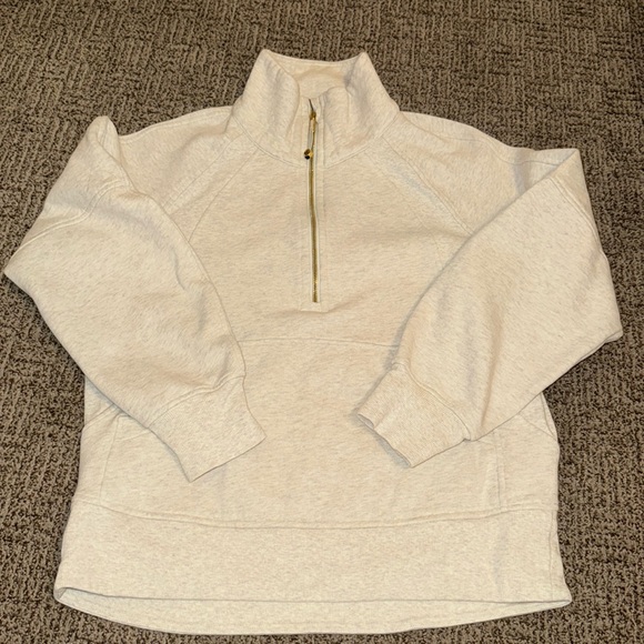 lululemon athletica Jackets & Blazers - Lululemon scuba oversized funnel neck half zip long
